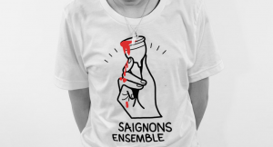 <p>T-shirt Saignons ensemble</p>
<p>Édition limitée</p>